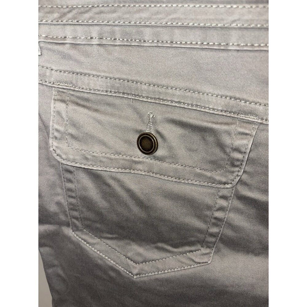 One 5 One Shorts Womens 10 M 32X4.5 Faded Olive Khaki Cotton Spandex Stretch - Picture 7 of 9